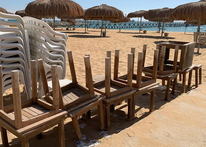 فيلة Front - Sea View - Ain Sokhna Red Sea على الشاطئ - إطلالة على البحر - الطابق الأرضي مع حديقة عين السخنة